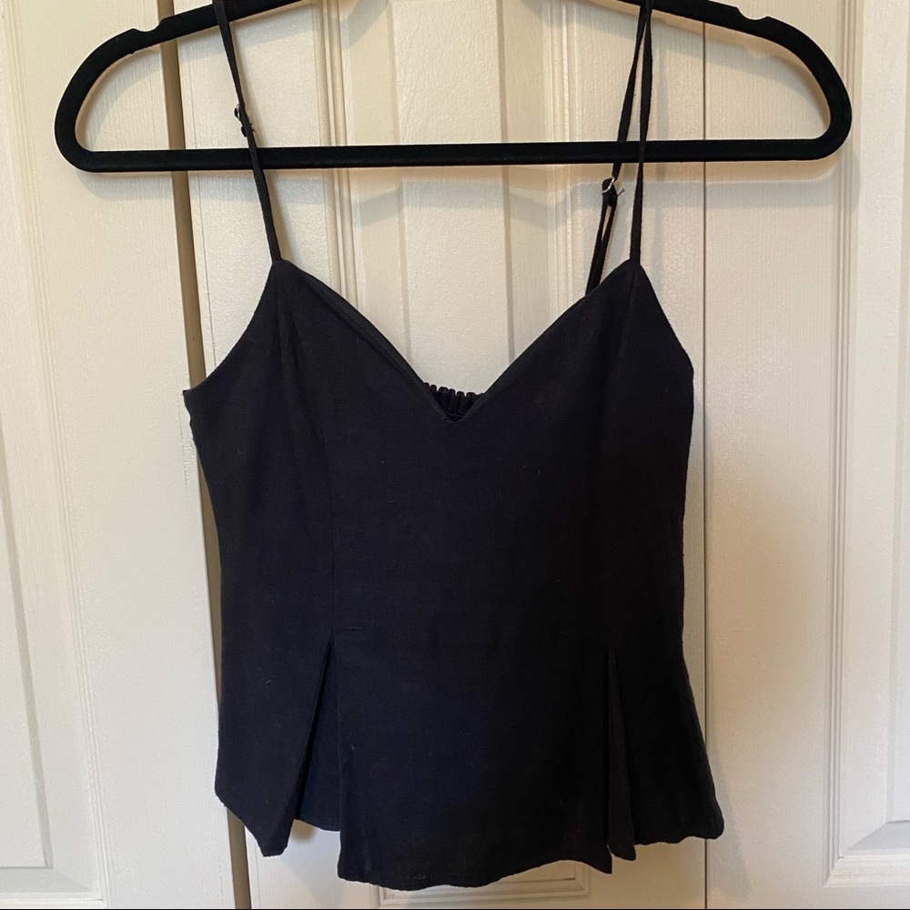 NWOT ZARA CROPPED BLOUSE XS